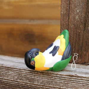 Black-Capped Caique Figurine