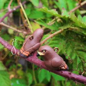 Dark Red-Tailed Hawk Charm