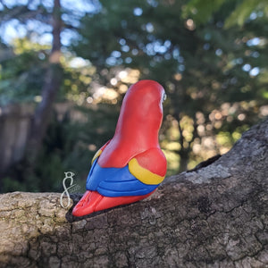 Scarlet Macaw Figurine