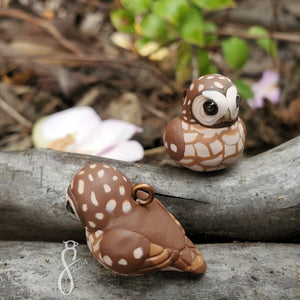 Spotted Owl Charms