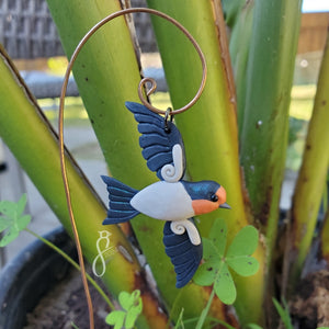 Barn Swallow Plant Ornament