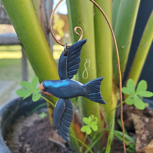 Barn Swallow Plant Ornament