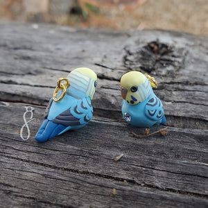 Yellow-faced Budgie Charm