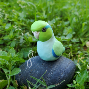 Green Parrotlet Figurine