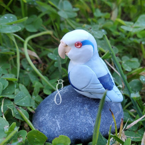 Fallow Blue Parrotlet Figurine