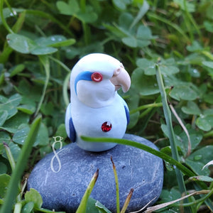 Fallow Blue Parrotlet Figurine